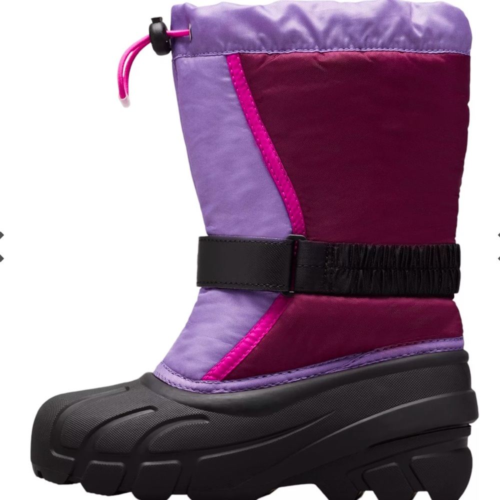 🌸SOREL🌸 Kids' Flurry Waterproof Snow Boot Size: 7 - Picture 3 of 10